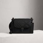 Burberry Burberry Check-quilted Baby Changing Shoulder Bag, Black