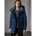 Burberry Burberry Down-filled Cashmere Hooded Parka, Size: 44