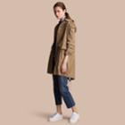 Burberry Burberry Hooded Water-resistant Parka, Size: Xs, Brown