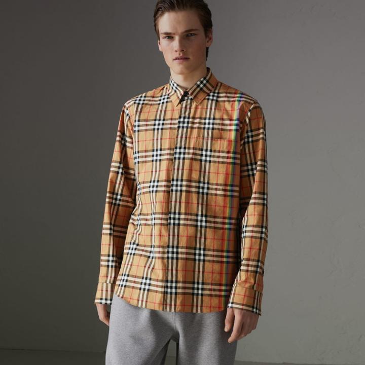 Burberry Burberry Rainbow Vintage Check Shirt, Size: M