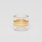 Burberry Burberry Resin And Gold-plated Cylindrical Ring