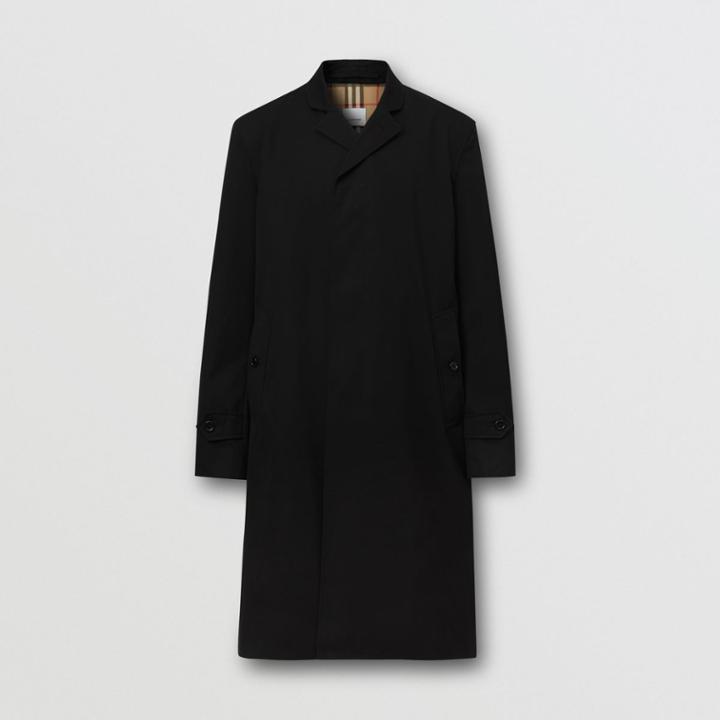 Burberry Burberry Cotton Gabardine Car Coat, Size: 38