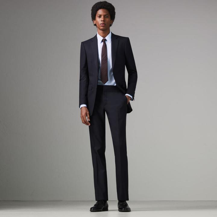 Burberry Burberry Modern Fit Wool Twill Suit, Size: 52r, Blue