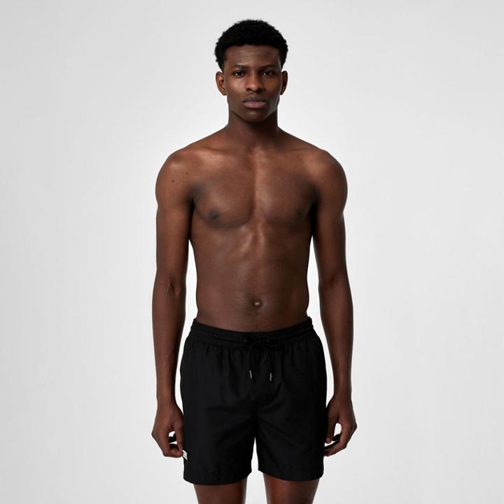 Burberry Burberry Logo Detail Drawcord Swim Shorts, Black