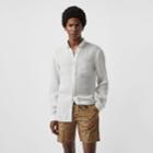 Burberry Burberry Equestrian Knight Check Drawcord Swim Shorts, Size: L, Beige