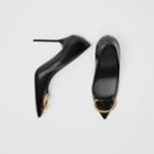 Burberry Burberry The Patent Leather D-ring Stiletto, Size: 37.5, Black