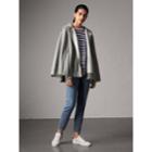 Burberry Burberry Jersey Hooded Cape, Grey
