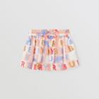 Burberry Burberry Childrens Logo Print Cotton Silk Drawcord Shorts, Size: 18m, Pale Rose
