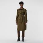 Burberry Burberry The Westminster Heritage Trench Coat, Size: 06, Green