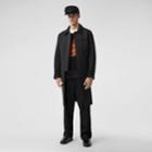 Burberry Burberry Shark Fin Detail Technical Neoprene Car Coat, Size: 48