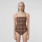 Burberry Burberry Check Swimsuit, Size: L