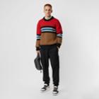 Burberry Burberry Striped Wool Cashmere Sweater, Red