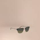 Burberry Burberry Square Frame Sunglasses, Green