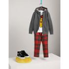 Burberry Burberry Hooded Cotton Top, Size: 10y, Grey
