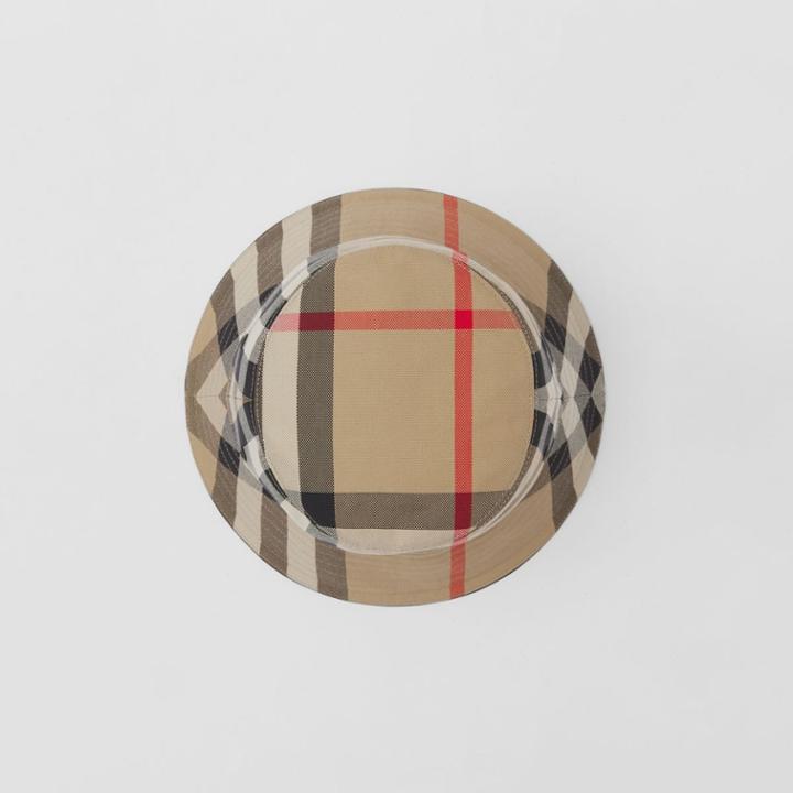 Burberry Burberry Check Cotton Bucket Hat, Size: L