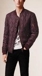 Burberry Brit Lightweight Quilted Bomber Jacket