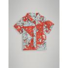 Burberry Burberry Short-sleeve Picnic Print Linen Shirt, Size: 14y