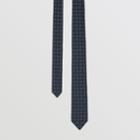 Burberry Burberry Modern Cut Graphic Floral Silk Jacquard Tie, Blue