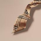 Burberry Burberry Reversible Metallic Check Cashmere Scarf, Brown