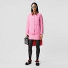 Burberry Burberry Asymmetric Diamond Quilted Skirt, Size: 02, Pink