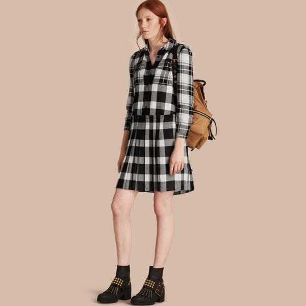 Burberry Check Kilt Dress