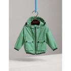 Burberry Burberry Showerproof Hooded Jacket, Size: 3y, Green