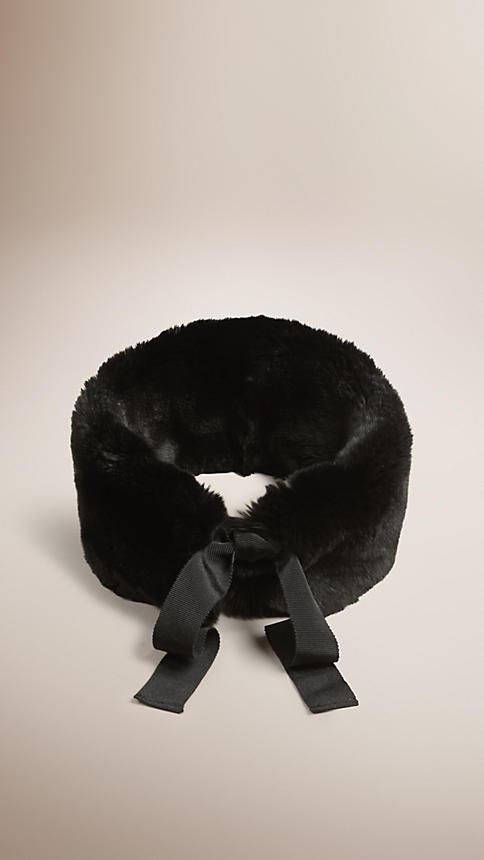 Burberry Rabbit Fur Collar