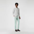 Burberry Burberry Gingham Cotton Tailored Trousers, Size: 40, Cream