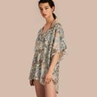 Burberry Garden Floral Cotton Silk Swimwear Cover-up