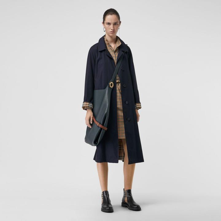 Burberry Burberry The Brighton Car Coat, Size: 04, Blue
