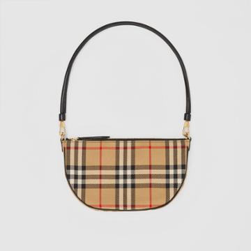 Burberry Burberry Vintage Check Cotton Olympia Pouch