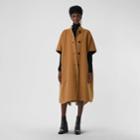 Burberry Burberry Reversible Check Oversized Poncho, Brown