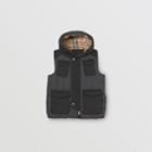 Burberry Burberry Childrens Down-filled Hooded Puffer Gilet, Size: 10y, Black
