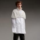 Burberry Burberry Hand-looped Rope Cape, Size: S, White