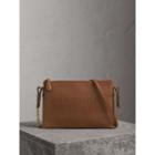 Burberry Burberry Embossed Leather Clutch Bag, Brown