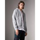 Burberry Burberry Check Detail Jersey Hooded Top
