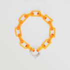 Burberry Burberry Palladium-plated Clasp Chain-link Necklace