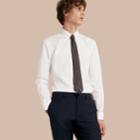 Burberry Burberry Slim Fit Button-down Collar Cotton Poplin Shirt, Size: 15.5, White
