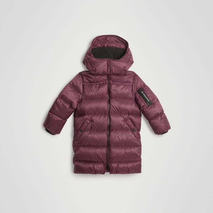 Burberry Burberry Childrens Detachable Hood Down-filled Puffer Coat, Size: 14y, Red