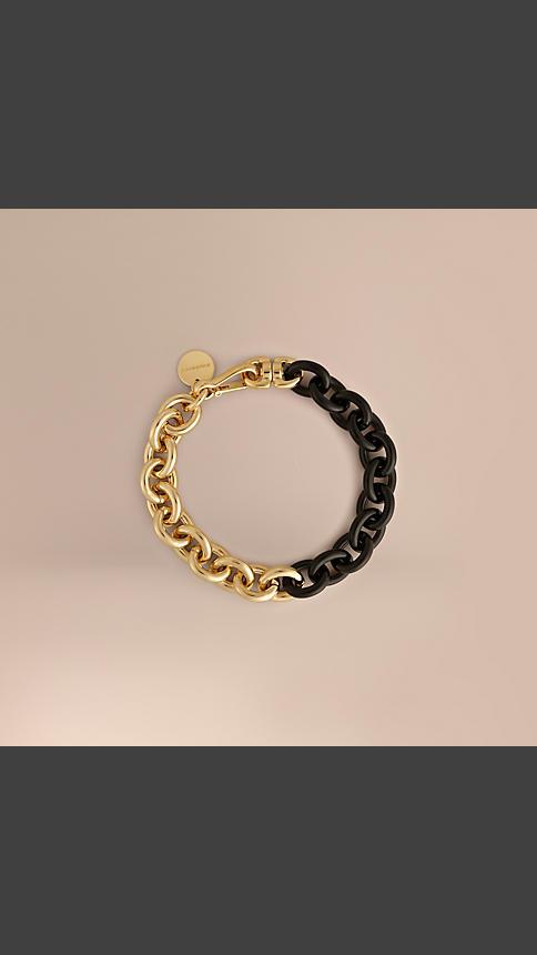 Burberry Metal Chain Link Necklace