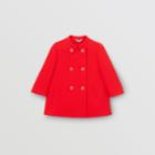 Burberry Burberry Childrens Crepe Jersey Swing Coat, Size: 2y, Red