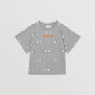 Burberry Burberry Childrens Unicorn Slogan Print Cotton T-shirt, Size: 14y, Grey