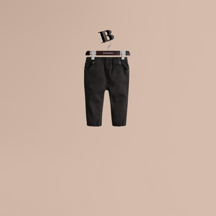 Burberry Burberry Stretch Denim Leggings, Size: 2y, Black