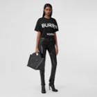 Burberry Burberry Horseferry Print Cotton Oversized T-shirt, Size: Xs, Black