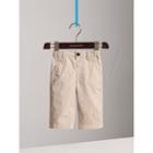 Burberry Burberry Cotton Twill Chinos, Size: 3y, Grey
