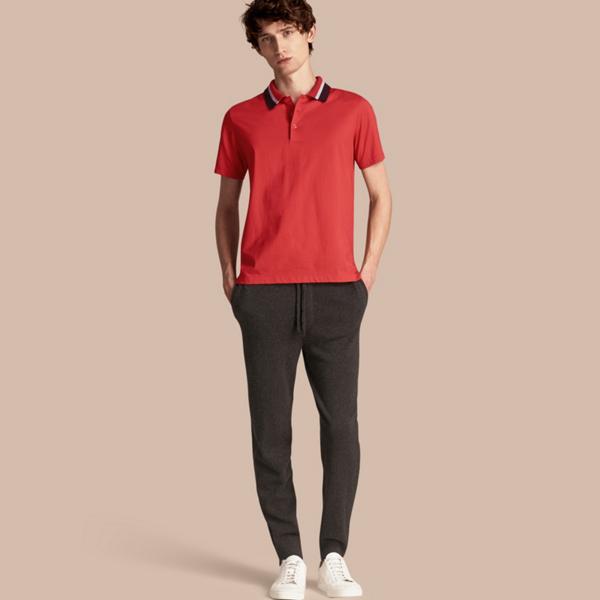 Burberry Knitted Cashmere Blend Drawstring Trousers