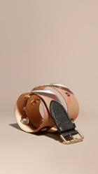 Burberry Eyelet Detail House Check Belt