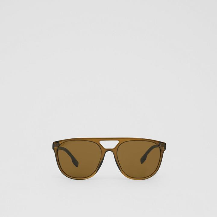 Burberry Burberry Navigator Sunglasses, Olive Green