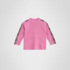 Burberry Burberry Childrens Check Detail Wool Cashmere Sweater, Size: 14y, Pink