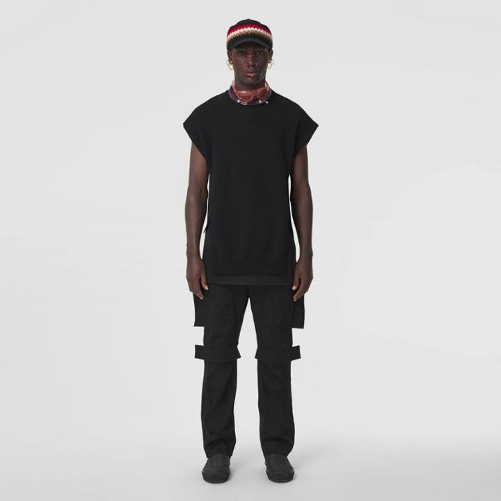 Burberry Burberry Sleeveless Cashmere Cotton Top